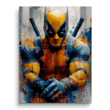 Wolverine Inspired Hero Portrait Canvas Art