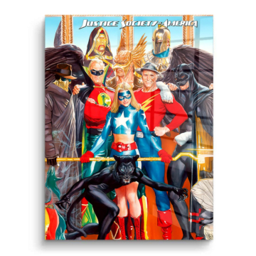 Justice League Inspired Hero Team PVC Gloss Art