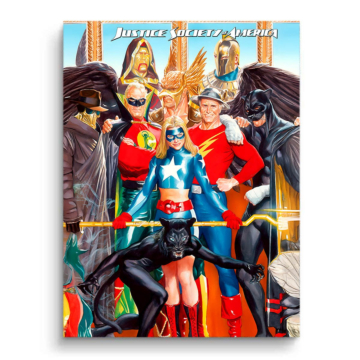 Justice League Inspired Hero Team PVC Matt Art