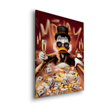 De lujo riqueza inspirado en Scrooge McDuck - cuadro Dibond mate