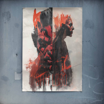 Dualidad inspirada en Darth Maul - póster