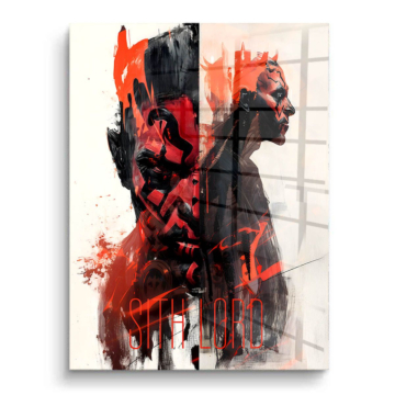 Darth Maul Inspired Duality PVC Gloss Art