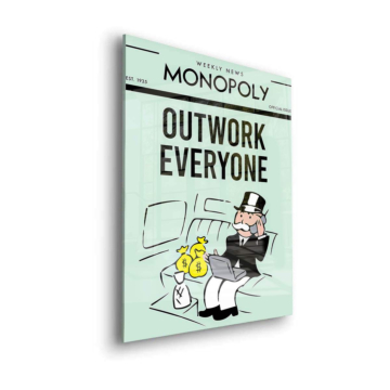 Monopoly Inspired Outwork Everyone Acrylic Glass Art