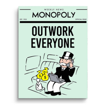 Monopoly Inspired Outwork Everyone PVC Matt Art