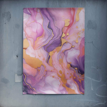 Lavender rose doré marbre - poster