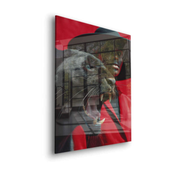 Dark Panther Majesty Acrylic Glass Art