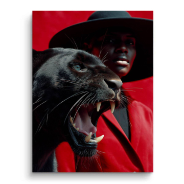 Dark Panther Majesty PVC Matt Art
