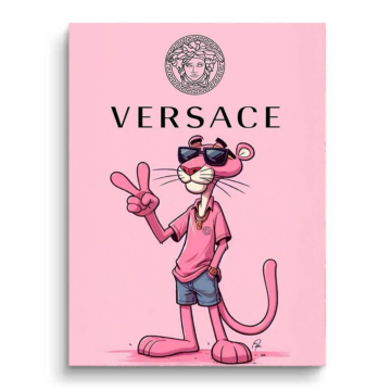 Pink Panther Versace Inspired PVC Matt Art