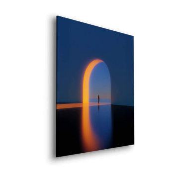 Minimal Desert Gateway Dibond Matt Art
