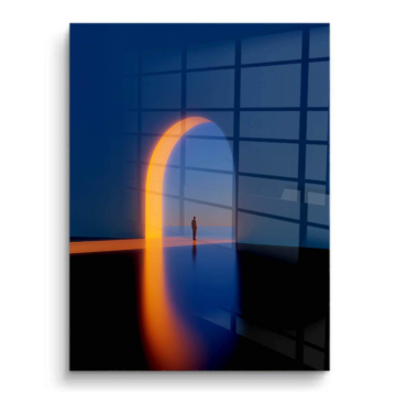 Minimal Desert Gateway PVC Gloss Art
