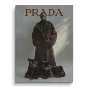 Prada Inspired Luxury Wilderness Canvas Art