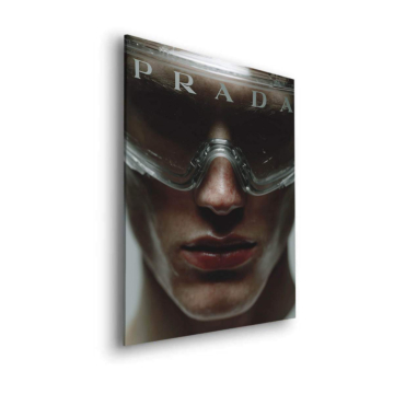 Futuristic Gazer inspiriert von Prada - Dibond-Bild matt