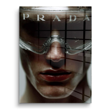 Futuristic Gazer inspiriert von Prada - PVC-Bild glänzend