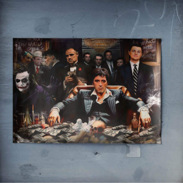 Crime Dynasty inspiriert von Scarface - Poster