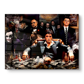 Scarface Inspired Crime Dynasty PVC Gloss Art