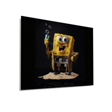 Explorador inspirado en SpongeBob - cuadro Dibond mate