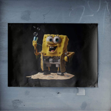 SpongeBob Inspired Explorer Poster Art