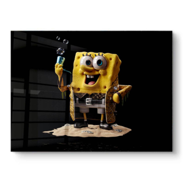 SpongeBob Inspired Explorer PVC Gloss Art