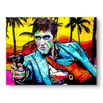 Paradies-Rebell inspiriert von Scarface - PVC-Bild glänzend