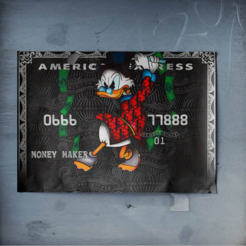 Dinero inspirado en Scrooge McDuck - póster