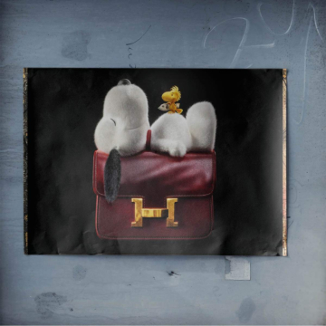 Luxus Tasche inspiriert von Snoopy - Poster