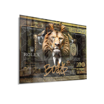 Rolex Inspired Royal Lion Acrylic Glass Art