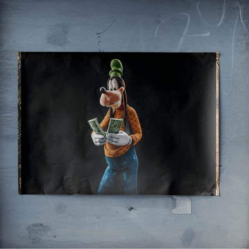 Creador de dinero inspirado en Goofy - póster