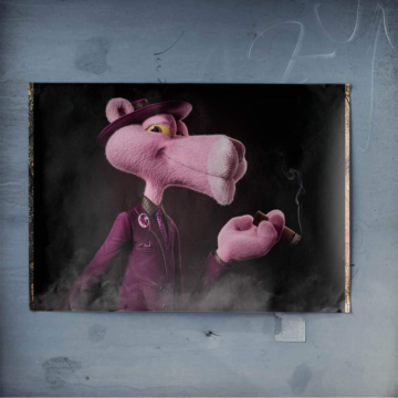 Rauch inspiriert von Pink Panther - Poster