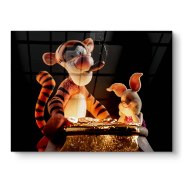 Tigger Inspired Lucky Coins PVC Gloss Art