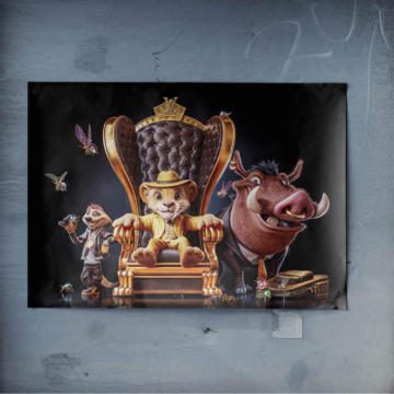 Royal Friends inspiriert von Lion King - Poster