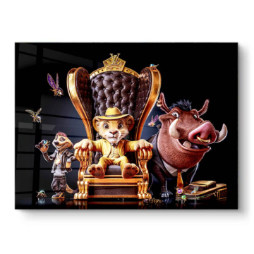 Lion King Inspired Royal Friends PVC Gloss Art