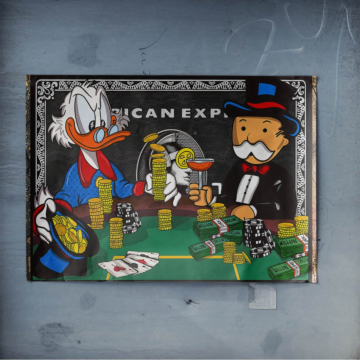 Monopoly-Poker inspiriert von Scrooge McDuck - Poster