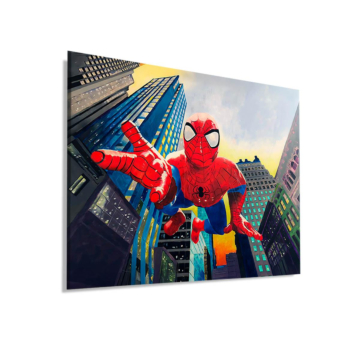 Spider-Man Inspired City Swing Dibond Matt Art