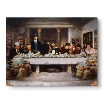Mafia Money Dinner Canvas Art