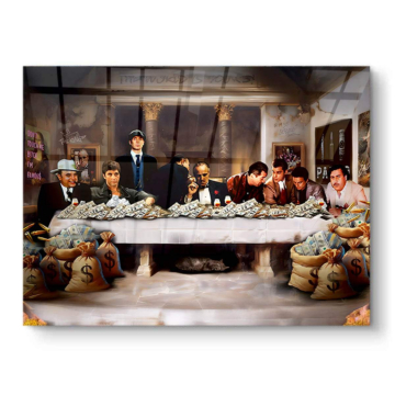 Mafia argent dinner - tableau PVC brillant