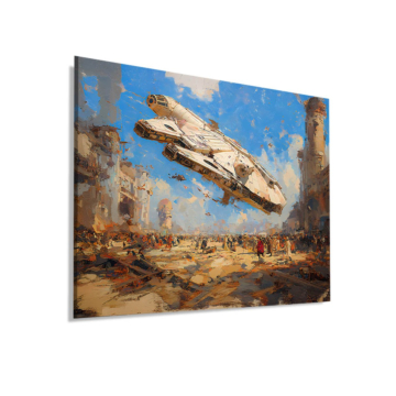 Star Wars Inspired Battle City Dibond Matt Art