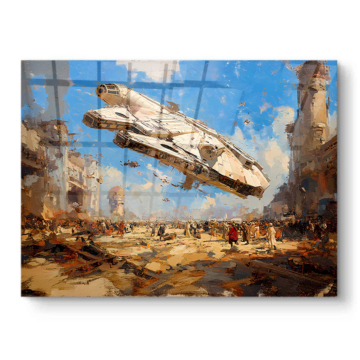 Star Wars Inspired Battle City PVC Gloss Art