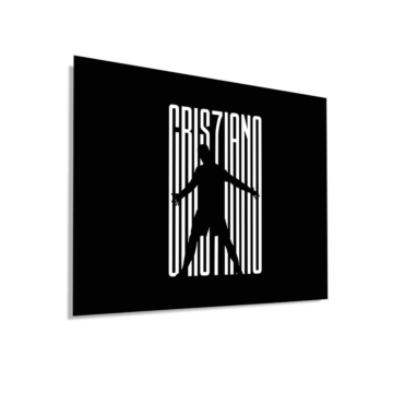 Cristiano Ronaldo Inspired Barcode Dibond Matt Art