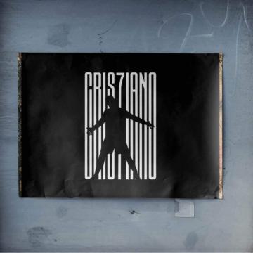 Cristiano Ronaldo Inspired Barcode Poster Art