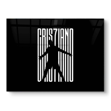 Cristiano Ronaldo Inspired Barcode PVC Gloss Art