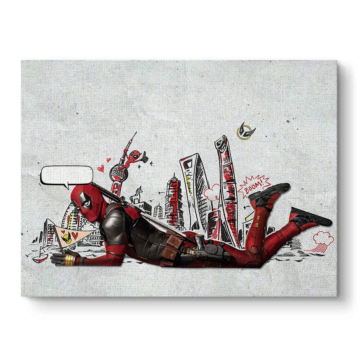 Spider-Man Inspired City Crash Canvas Art