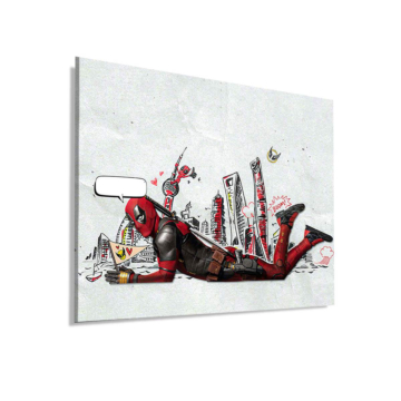 Spider-Man Inspired City Crash Dibond Matt Art