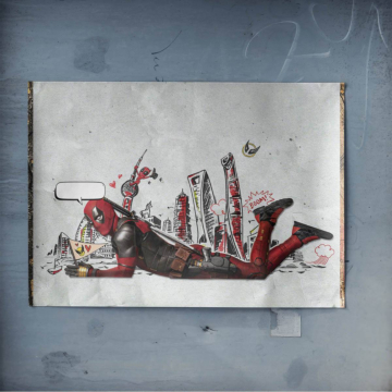 Spider-Man Inspired City Crash Poster Art