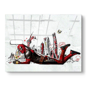 Spider-Man Inspired City Crash PVC Gloss Art
