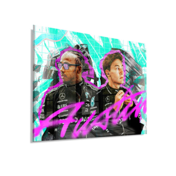 Mercedes F1 Team Graffiti Acrylic Glass Art