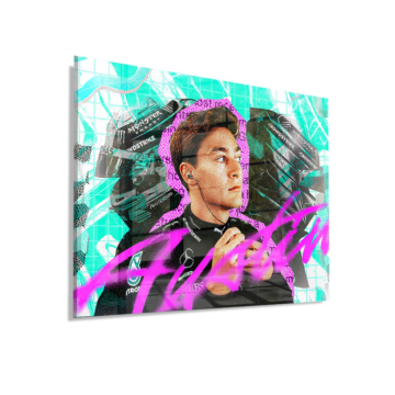 Formula 1 Driver Graffiti Acrylic Glass Art