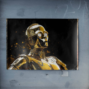 C-3PO Inspired Golden Droid Poster Art