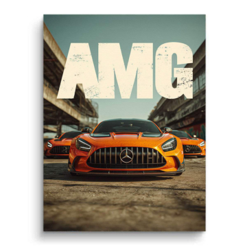 Mercedes AMG Poster Canvas Art