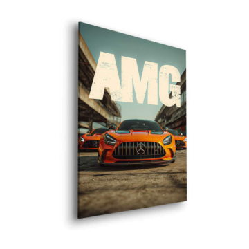 Mercedes AMG Poster Dibond Matt Art