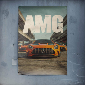 Mercedes AMG Poster Poster Art